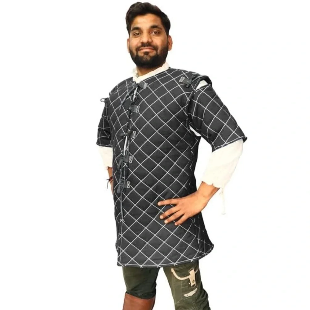 Gambeson Quilted Costumes Padded Armor for Renaissance and Cosplay for medievals